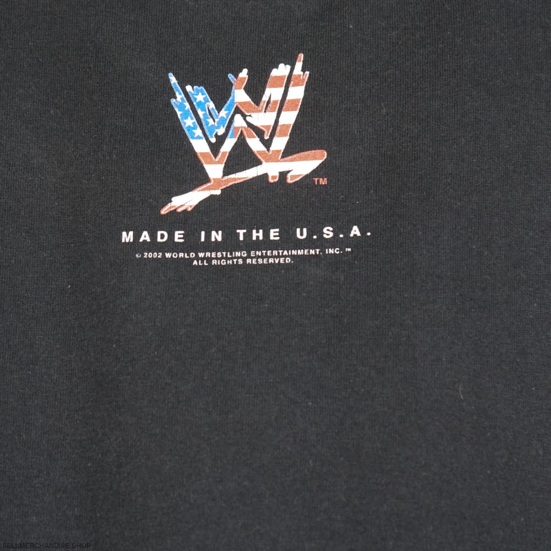 Vintage 2002 WWE t-shirt World Wrestling Entertainment promo