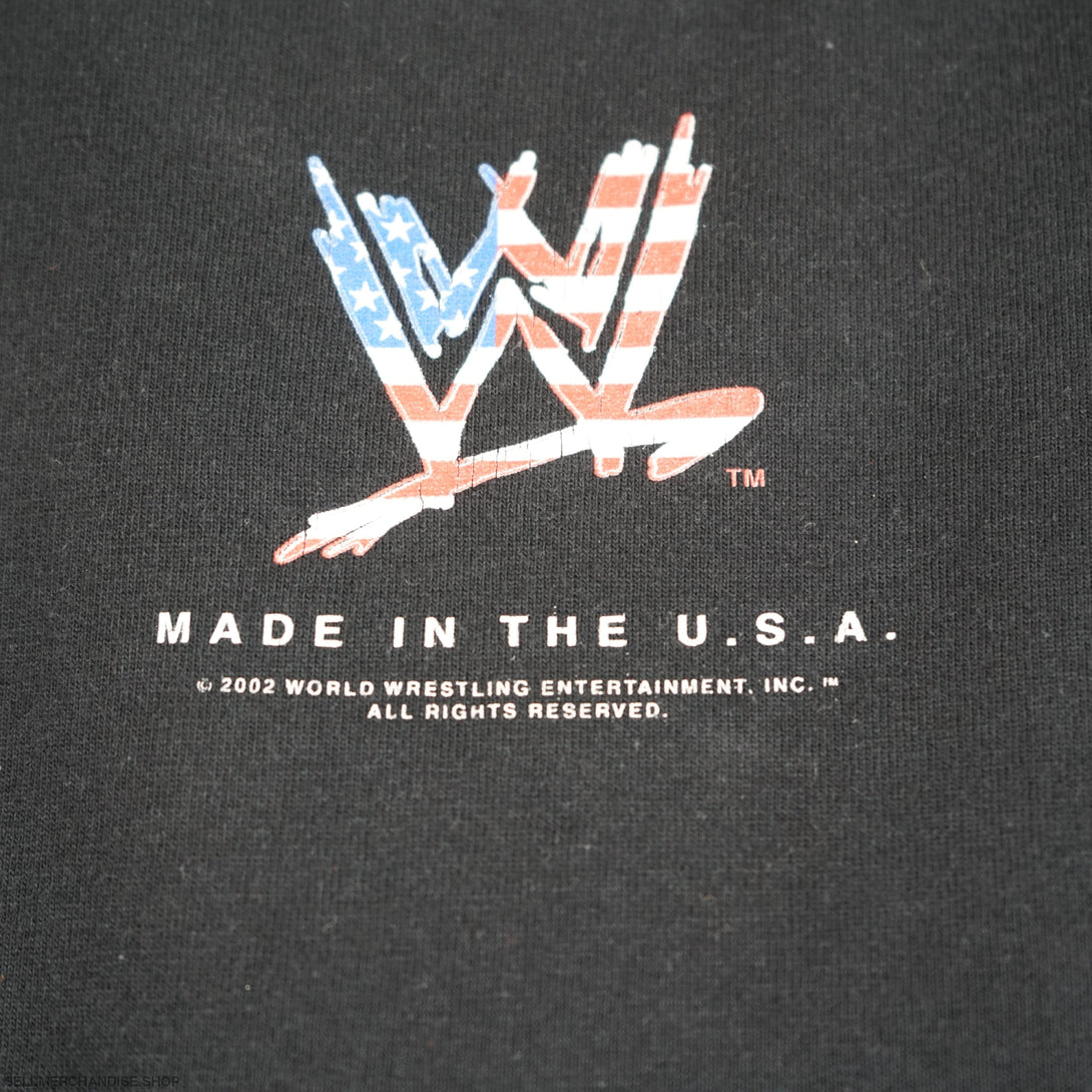 Vintage 2002 WWE t-shirt World Wrestling Entertainment promo