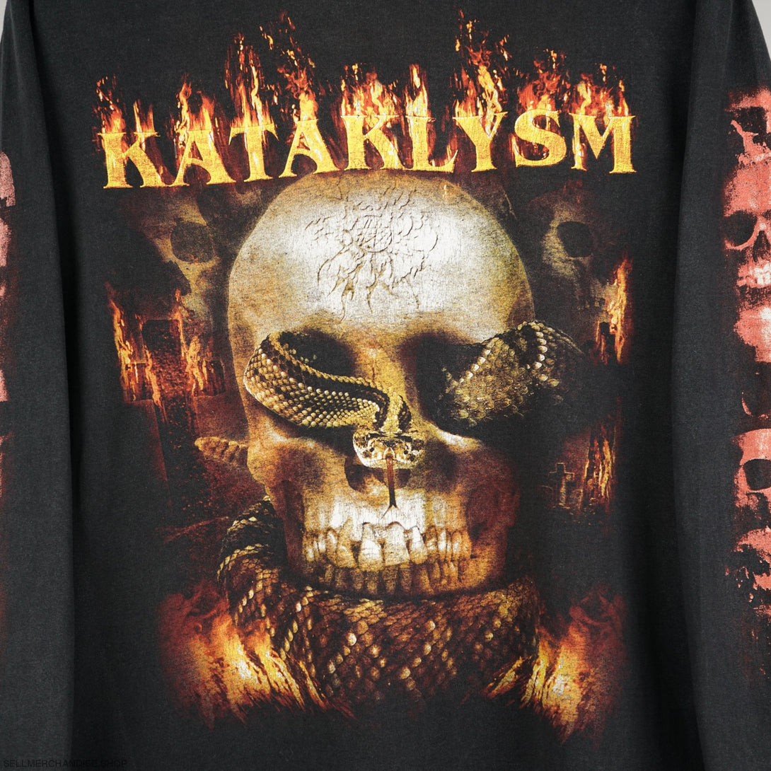 Vintage 2004 Kataklysm t-shirt Serenity in fire