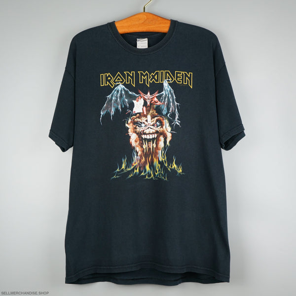 Vintage 2005 Iron Maiden t-shirt the evil man can do