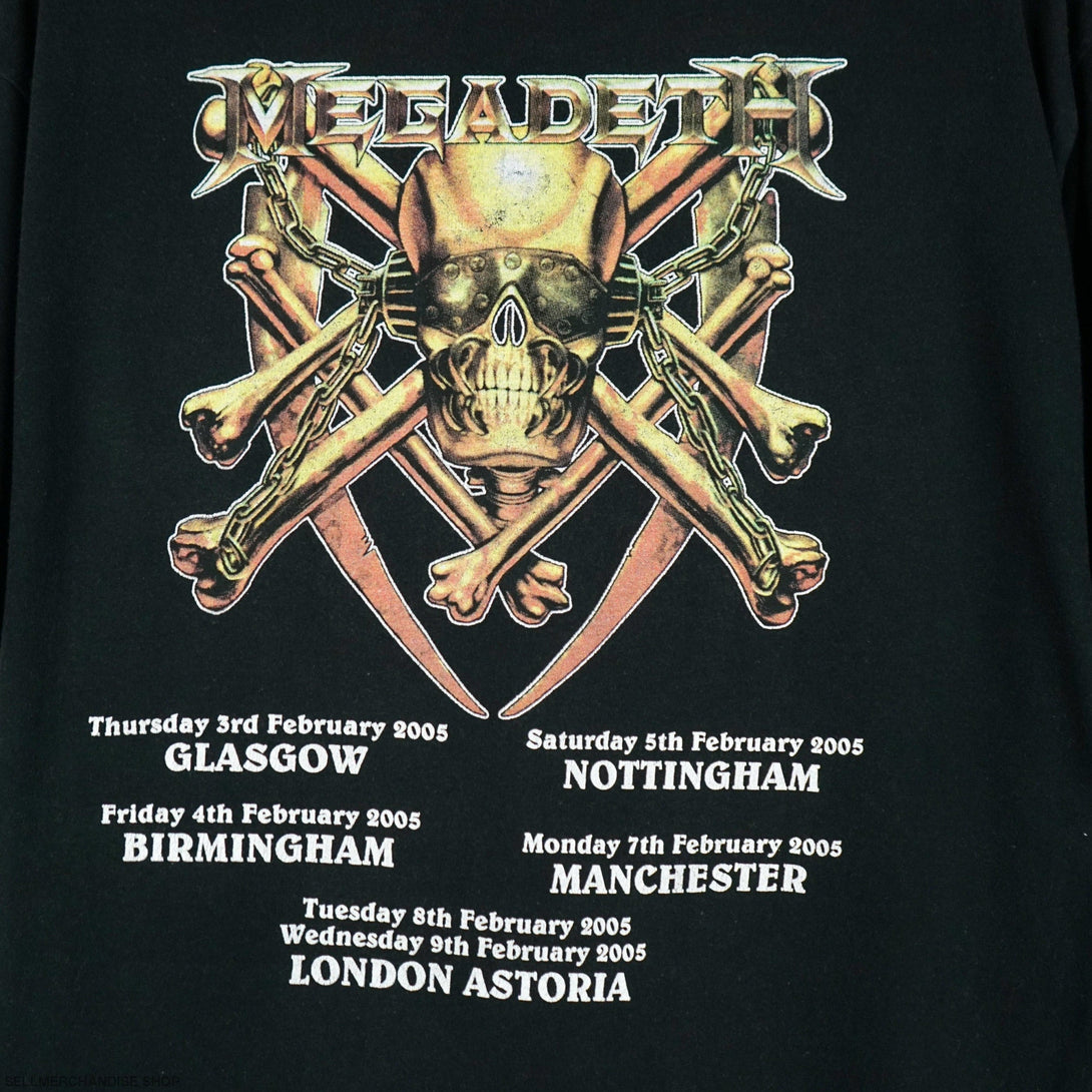 2005 Megadeth Tour t-shirt
