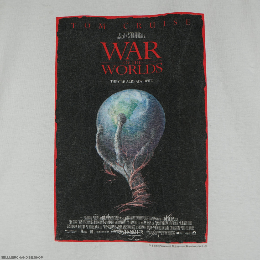 Vintage 2005 War of the worlds movie t-shirt Steven Spielberg