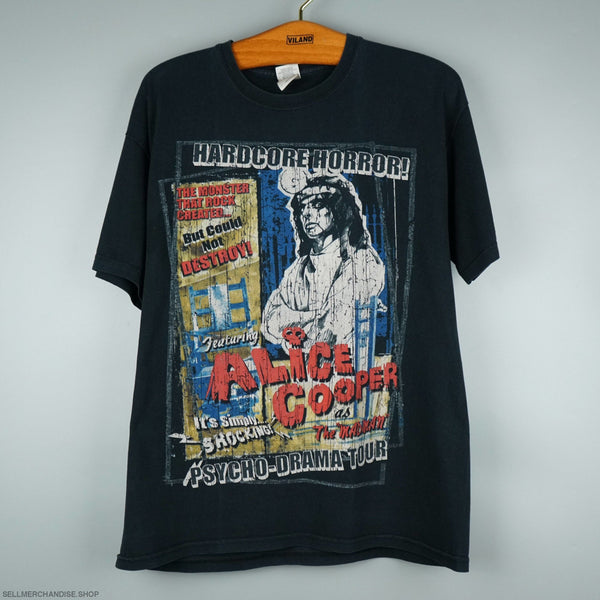 2007 Alice Cooper tour t-shirt Psyco-Drama
