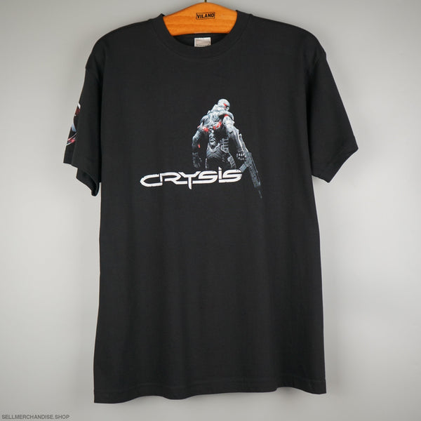 Vintage 2007 Crysis retro game t-shirt EA electronic arts
