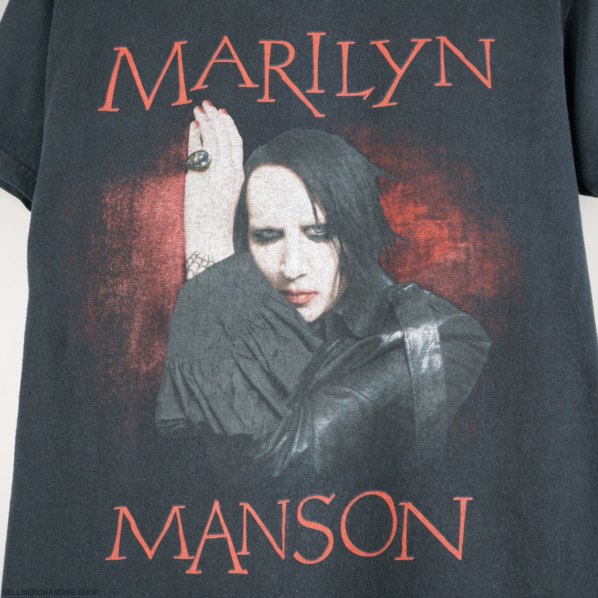 00s MARILYN MANSON 2007 プロモ Tシャツ 黒 XL 00s MARILYN MANSON 2007 プロモ Tシャツ 黒 XL