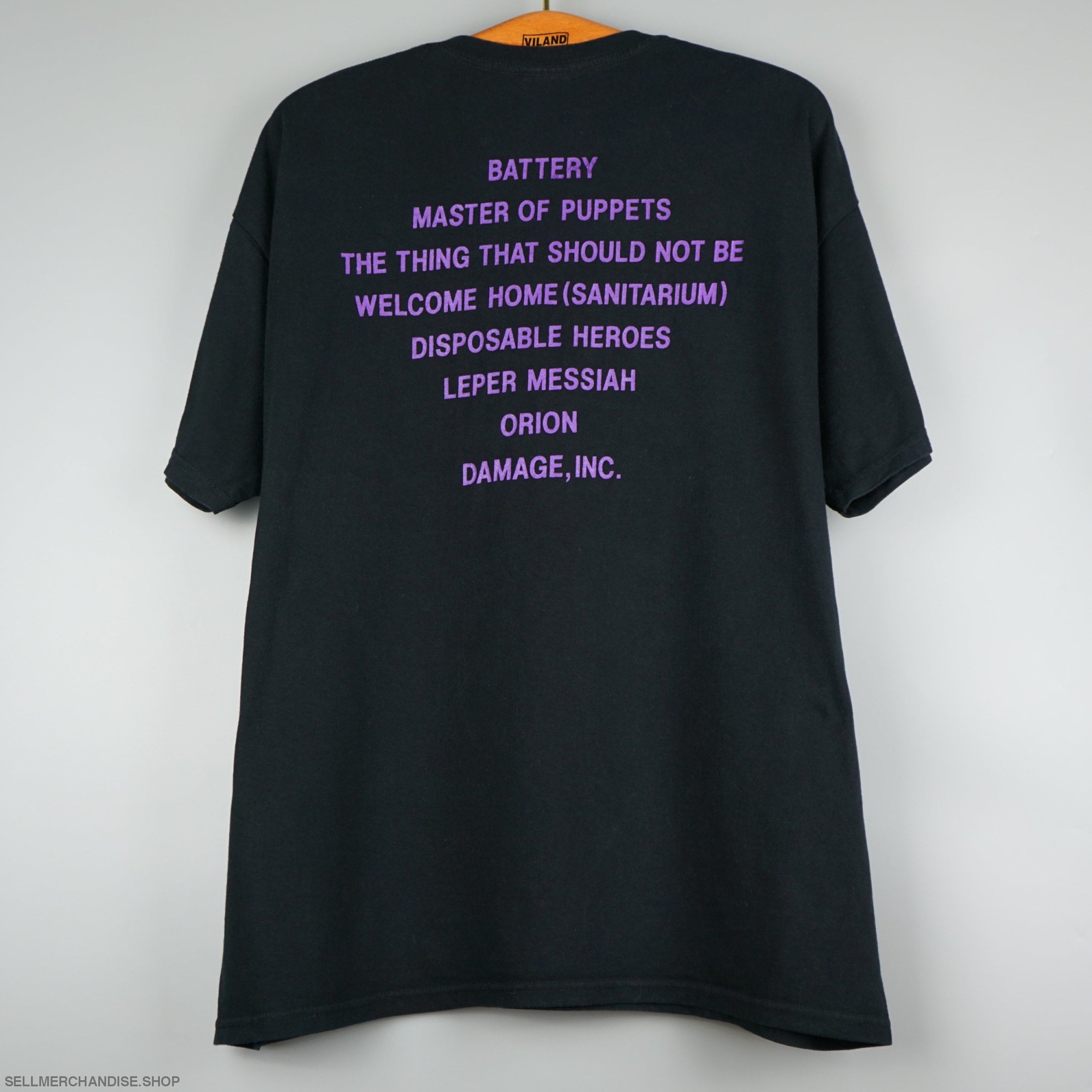 Vintage 2007 Metallica t-shirt Master of Puppets | SellMerchandise