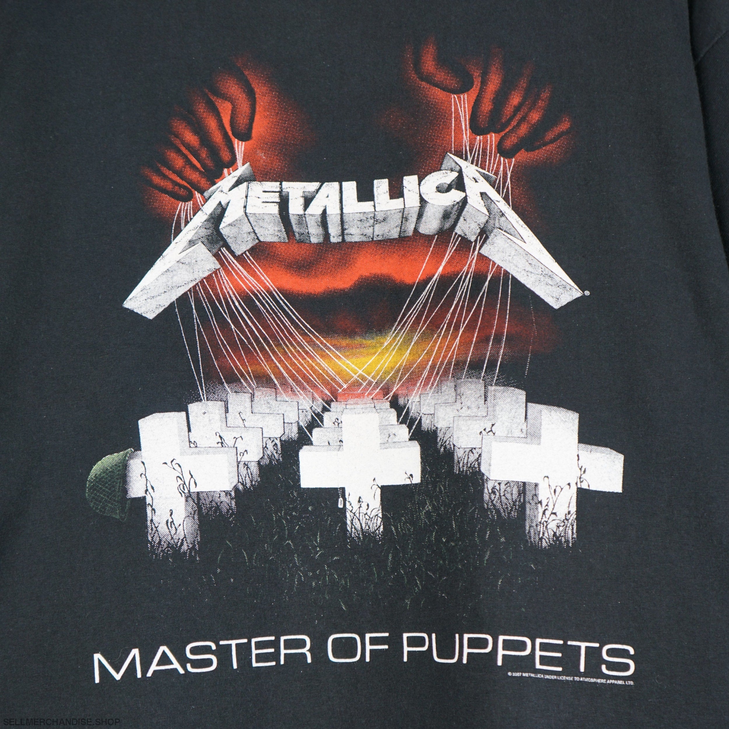 Vintage 2007 Metallica t-shirt Master of Puppets | SellMerchandise