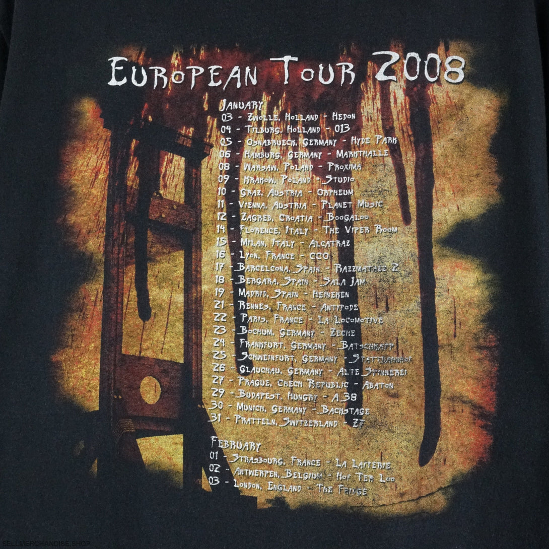 2008 Obituary t-shirt