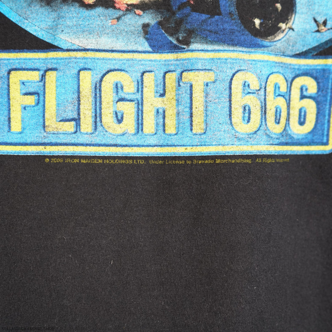 Vintage 2009 Iron Maiden Flight 666 t-shirt