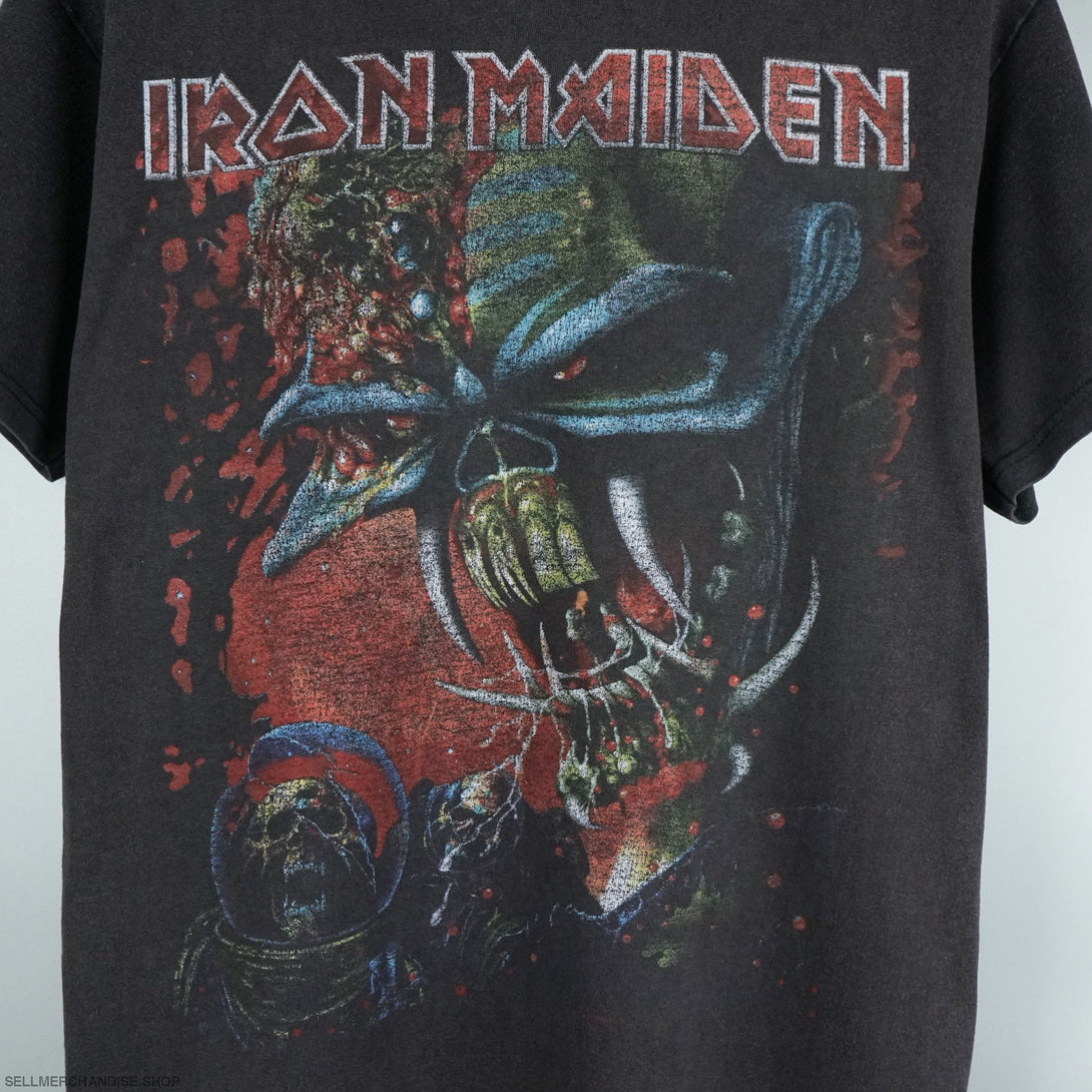 2010 Iron Maiden t-shirt distressed faded