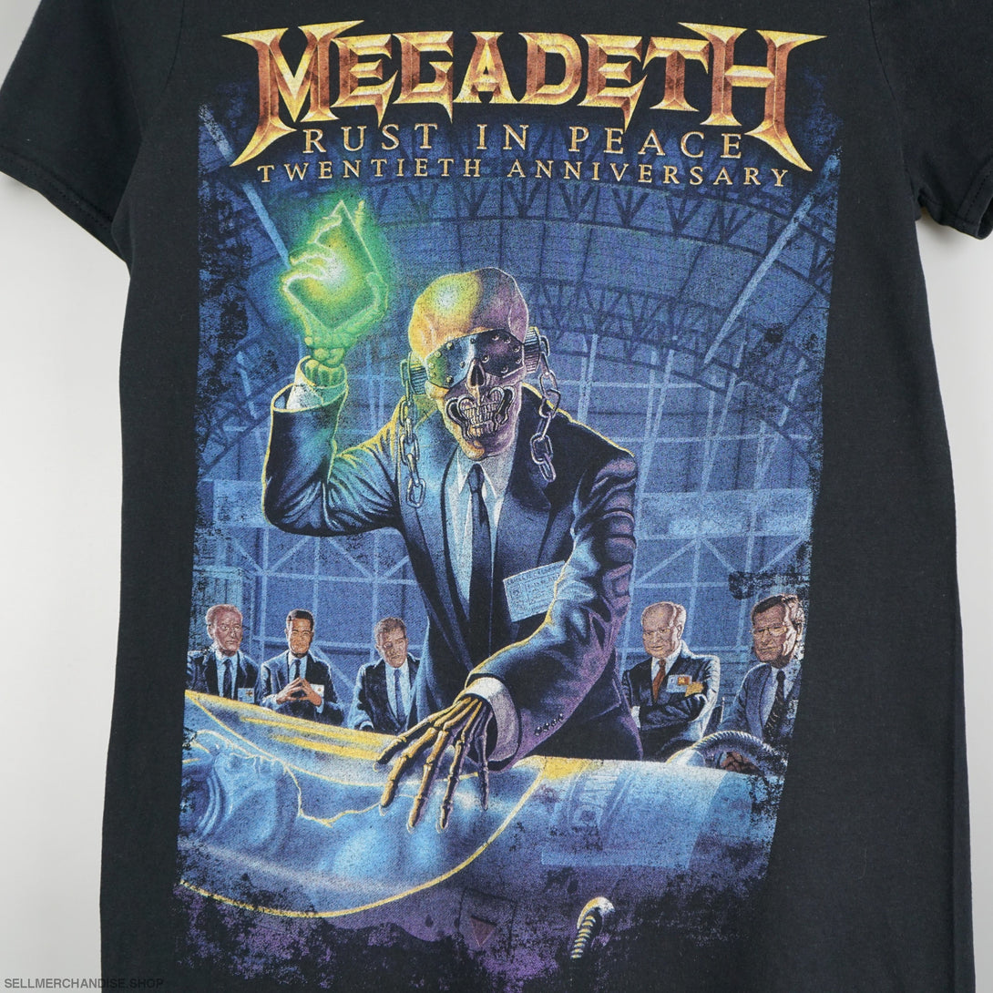 Vintage 2010 Megadeth t-shirt Rust In Peace