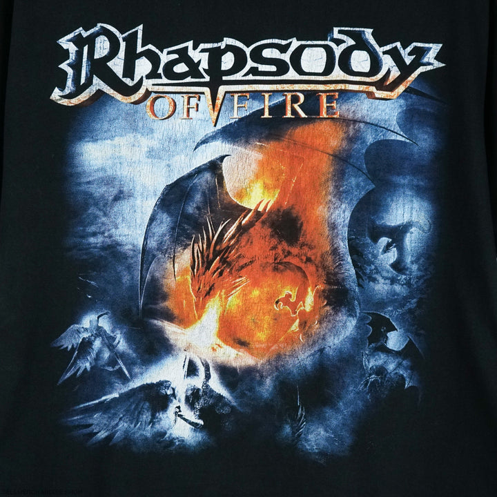 2010 Rhapsody of Fire t-shirt