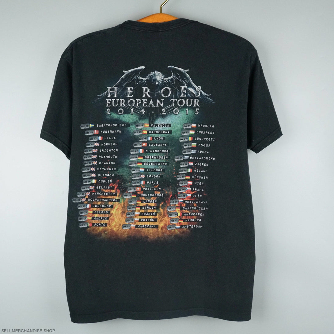 2014 Sabaton tour t-shirt