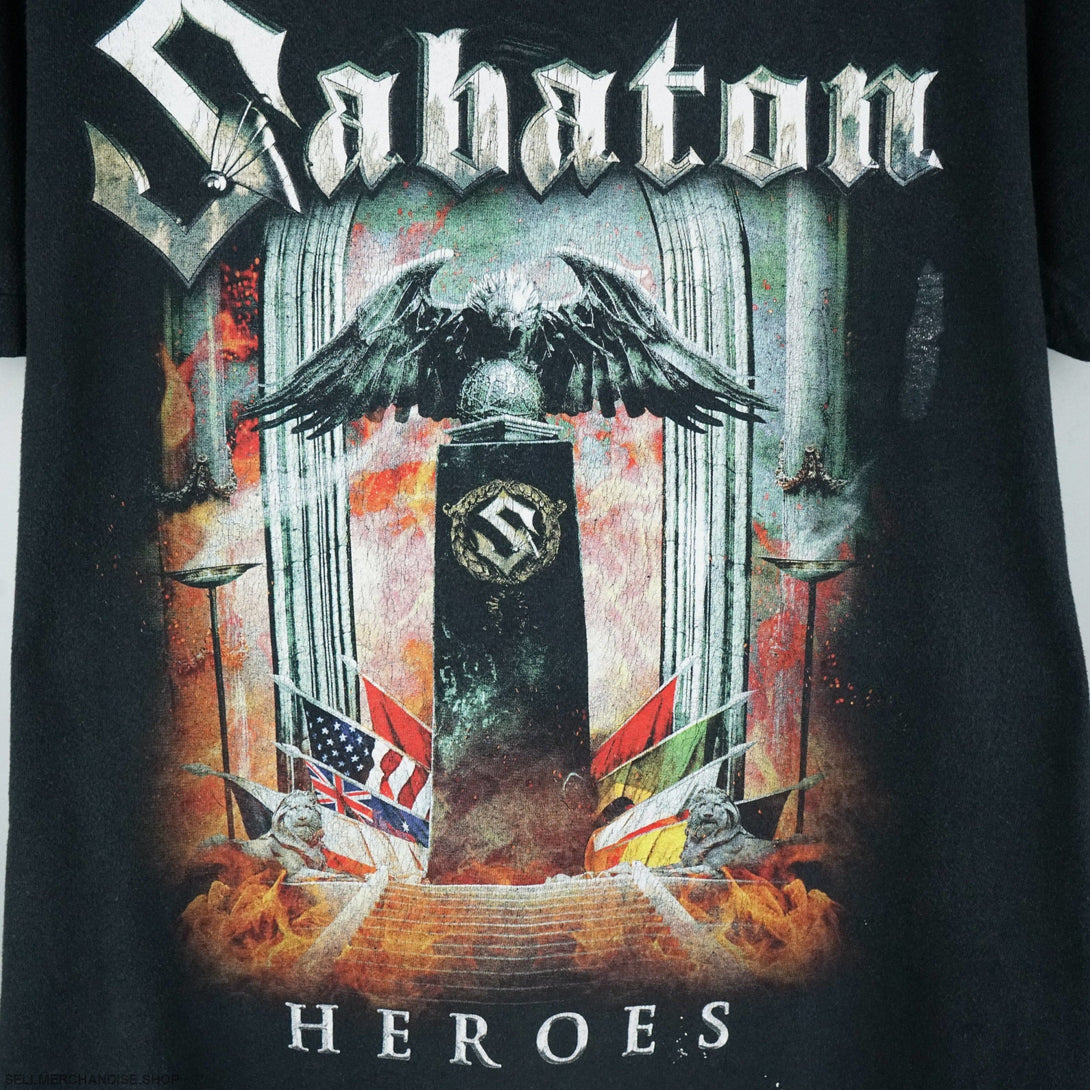 2014 Sabaton tour t-shirt