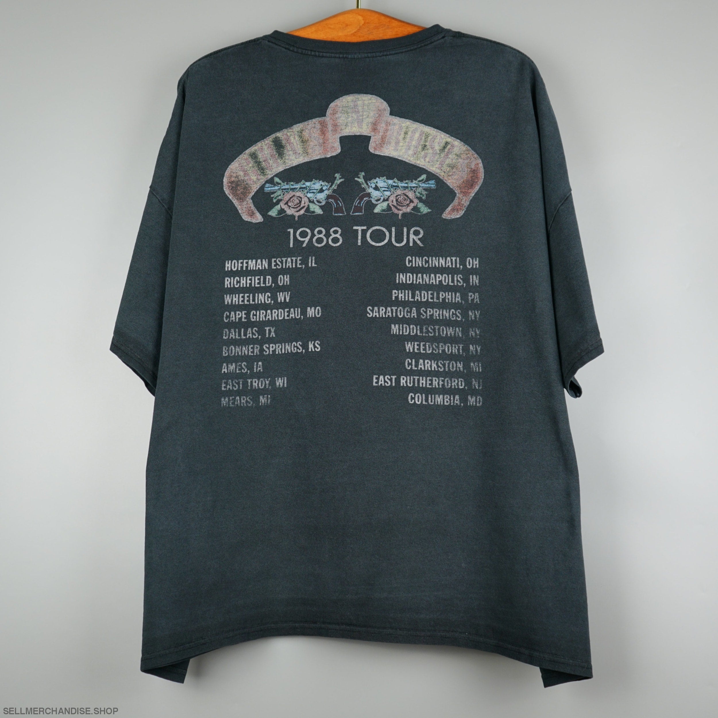 ガンズ・アンド・ローゼズ ヴィンテージ 1988ツアーTシャツ