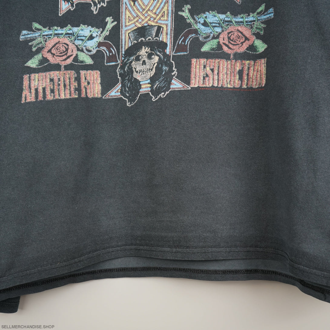 Vintage 2015 Guns N Roses 1988 tour t-shirt reprint 3-4XL