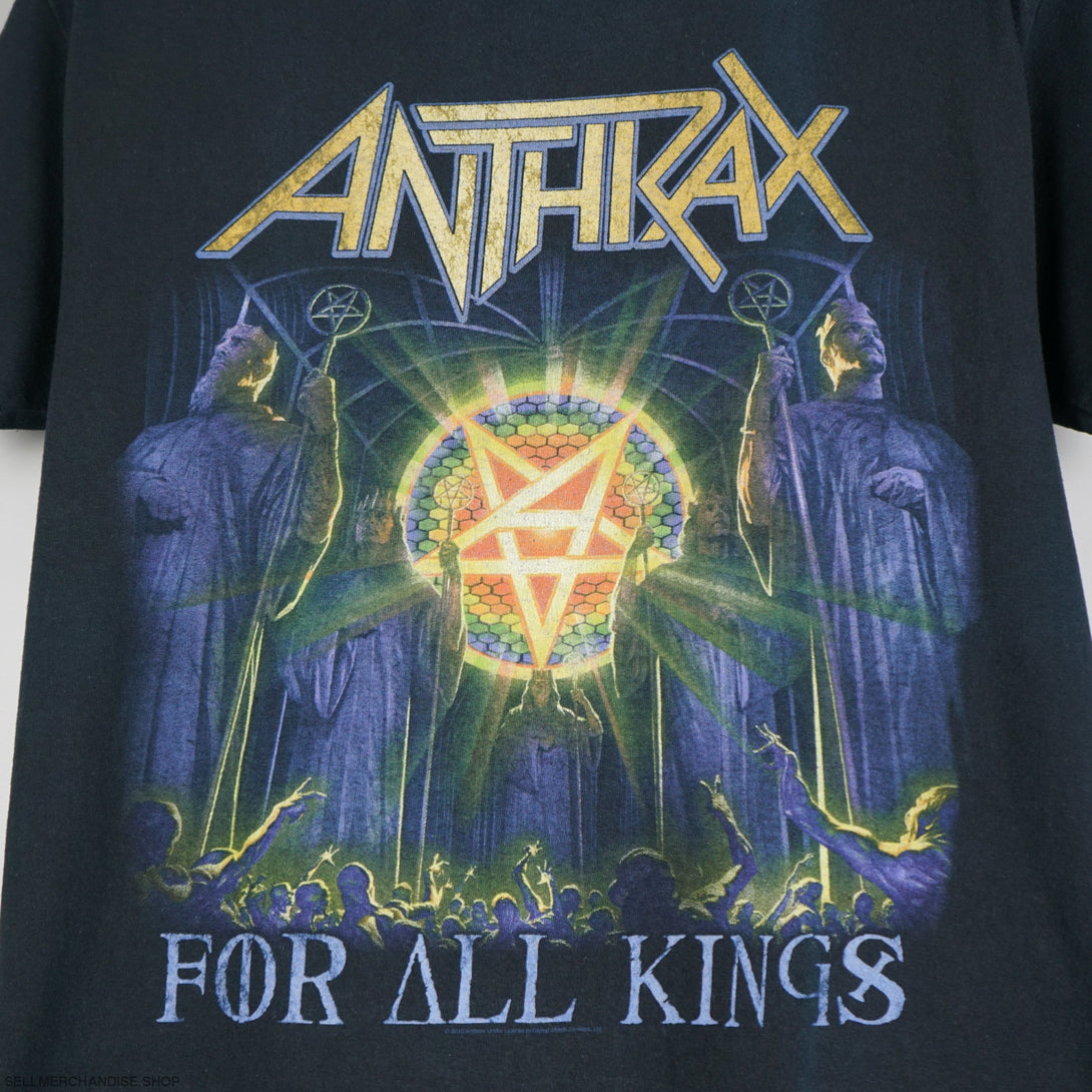 Vintage 2016 Anthrax t-shirt For All Kings '16 tour