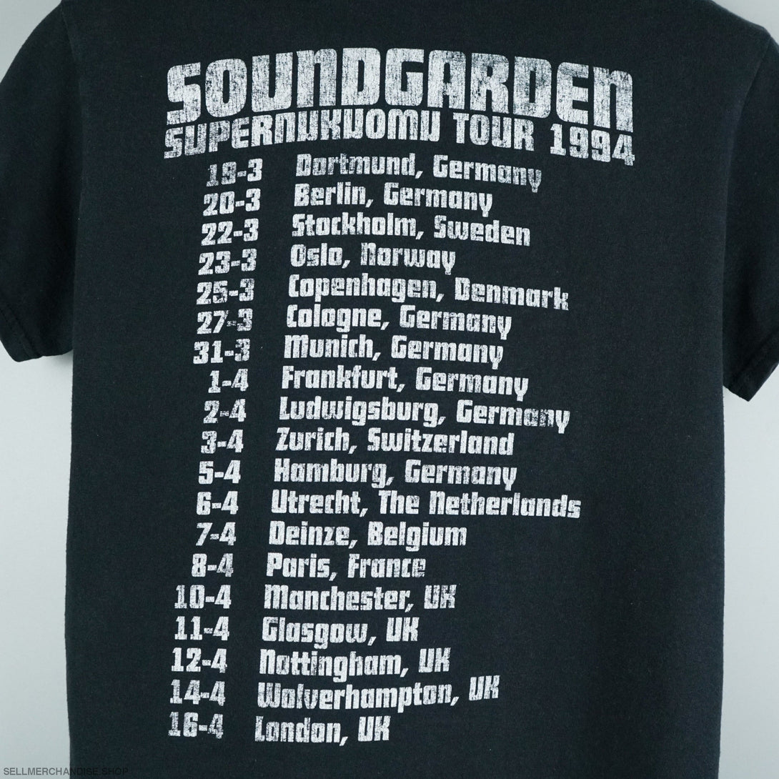 2017 Soundgarden t-shirt 1994 tour reprint