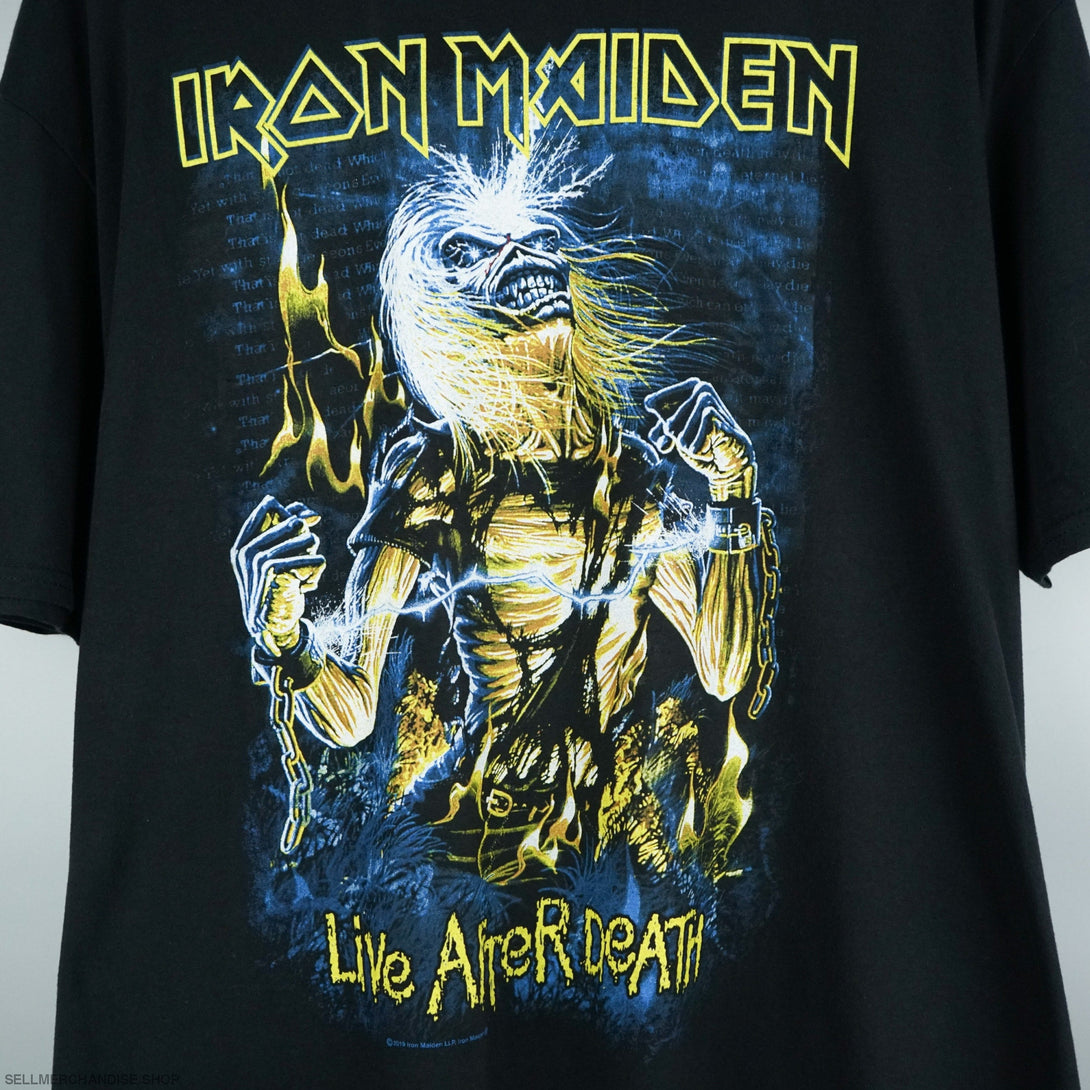 2019 Iron Maiden t-shirt