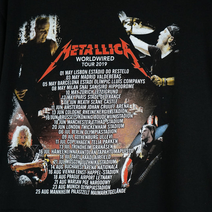 2019 Metallica Tour t-shirt