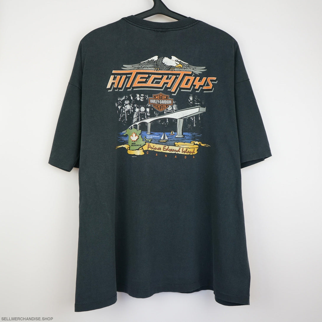 3-4XL Harley Davidson Great White Ride t shirt 1997