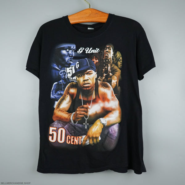 vintage 50 cent t shirt 90s Official G-Unit