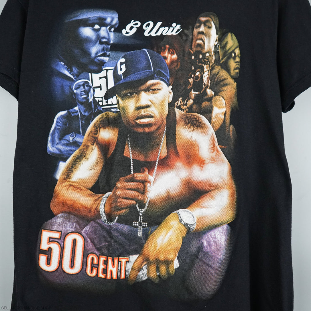 vintage 50 cent t shirt 90s Official G-Unit