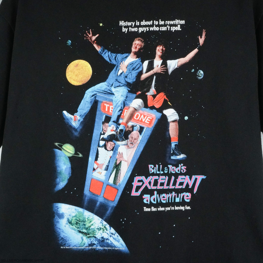 Vintage 90s Bill & Ted's Excellent Adventure 1988 t-shirt