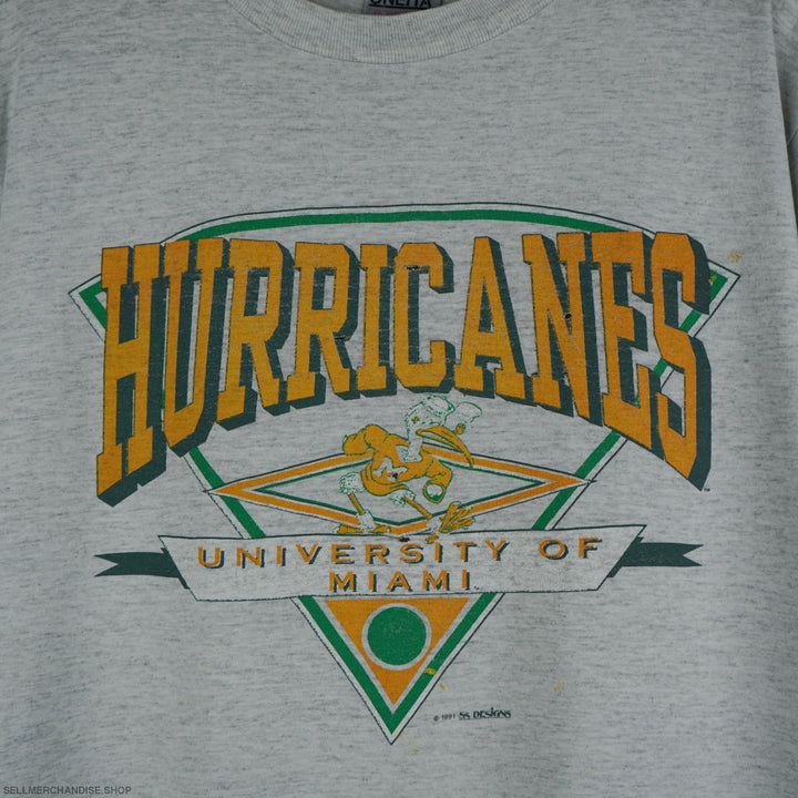 90s Hurricanes Miami t shirt