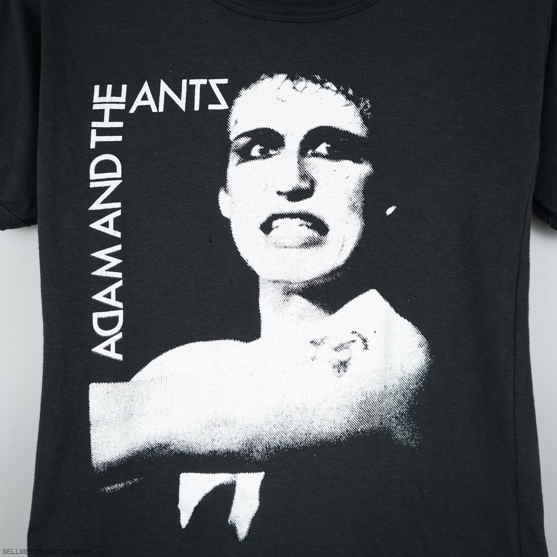vintage Adam and The Ants t shirt 1980s