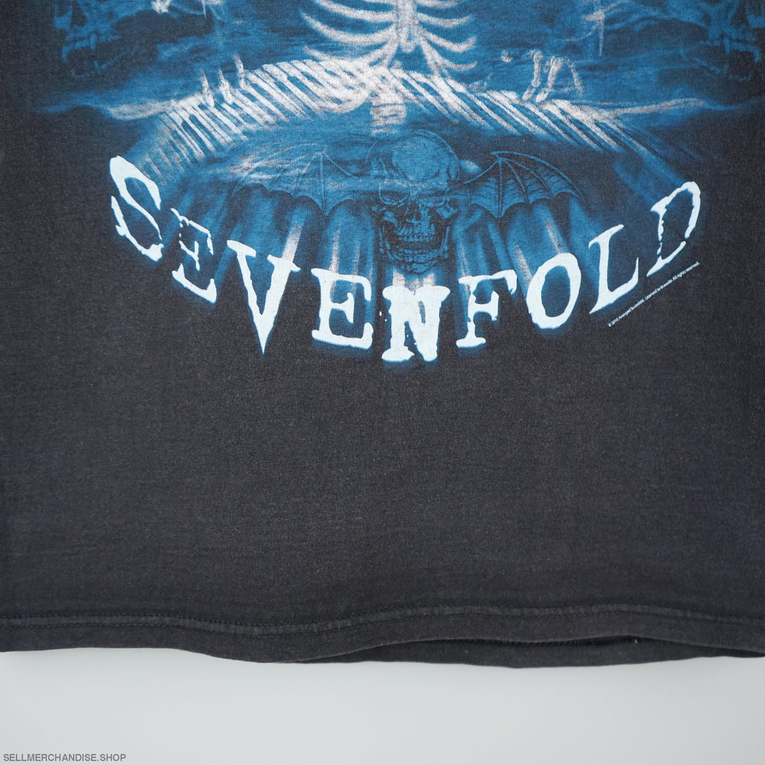 vintage avenged sevenfold t shirt 2010