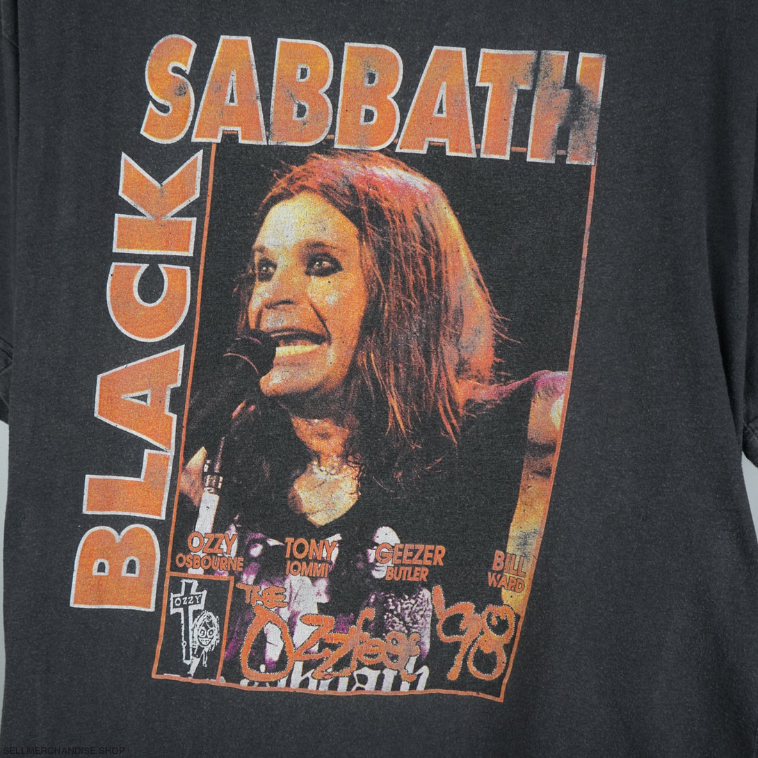 Black Sabbath 1998 tour t shirt