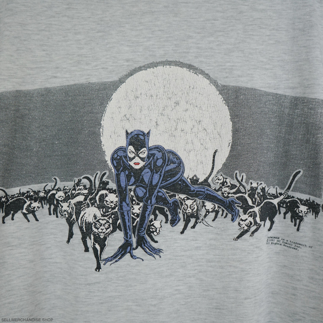 Vintage Catwoman t shirt 1991 Batman Movie t shirt