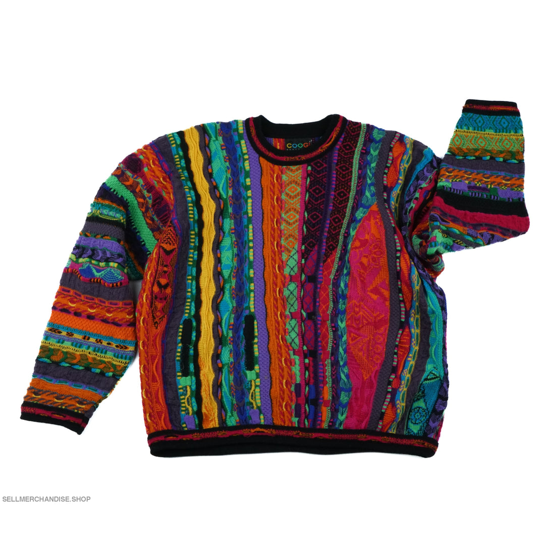 Vintage Vintage Coogi Sweater Multicolor Textured 3D Knit