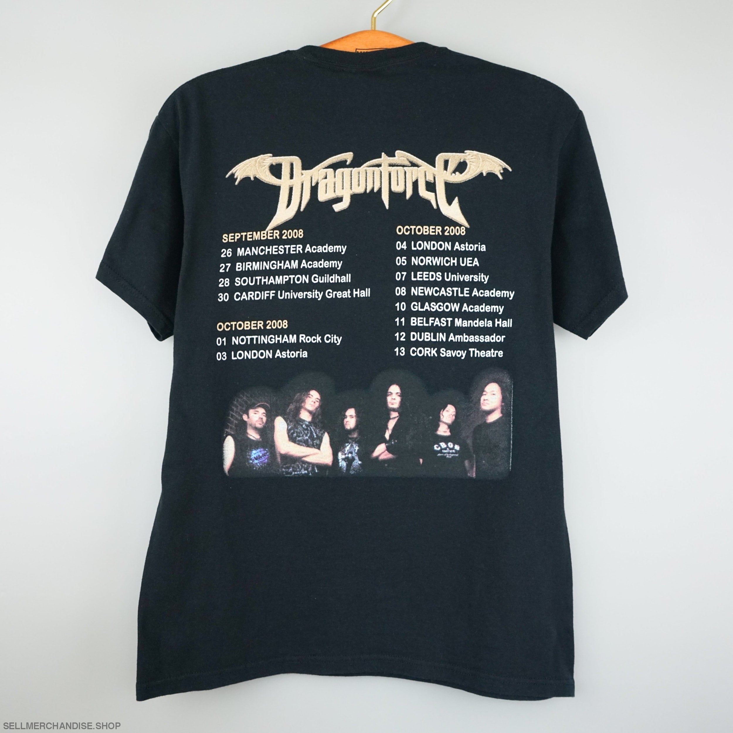 vintage Dragonforce t shirt 2008 tour band | SellMerchandise