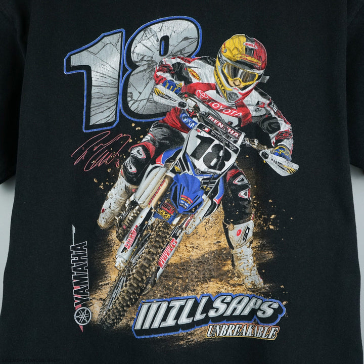 early 2000s Yamaha Racing Moto t shirt y2k