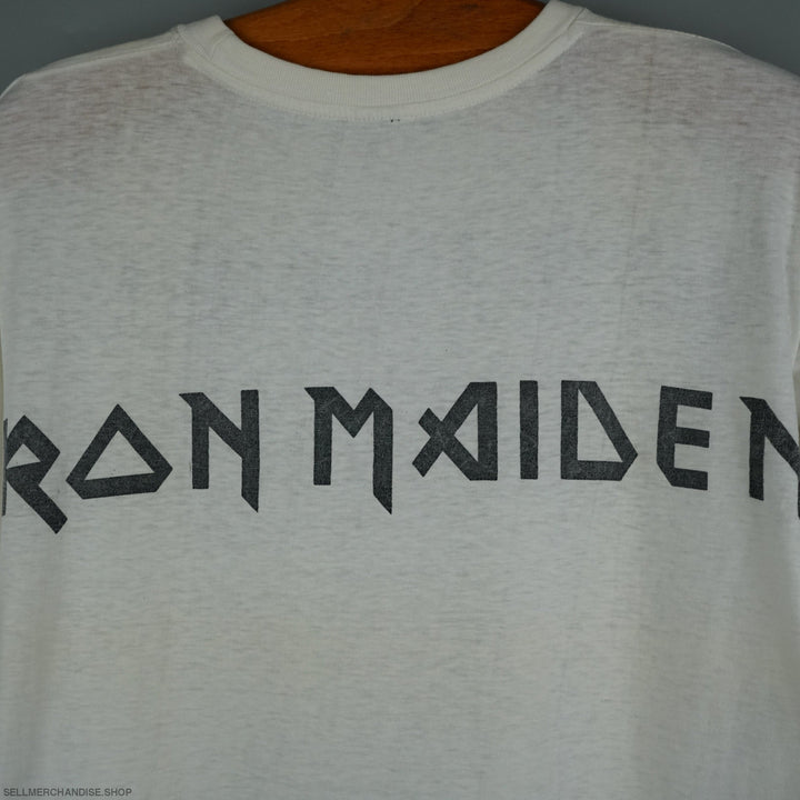 early 90s Iron Maiden t shirt Single stitch
