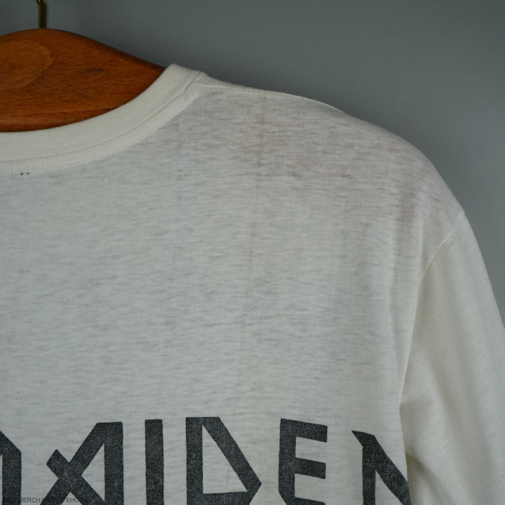 early 90s Iron Maiden t shirt Single stitch