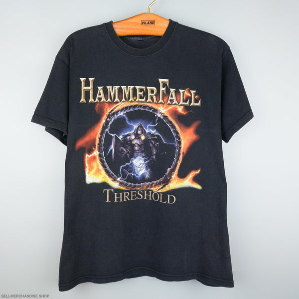 Vintage hammerfall t shirt 2006 tour threshold