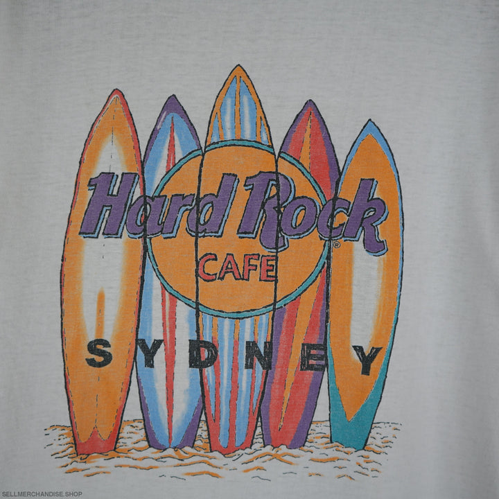 Vintage Hard Rock Cafe Sydney t shirt 1990s