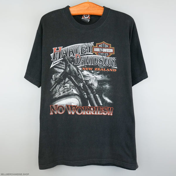 Vintage Harley New Zealand t shirt 1990s