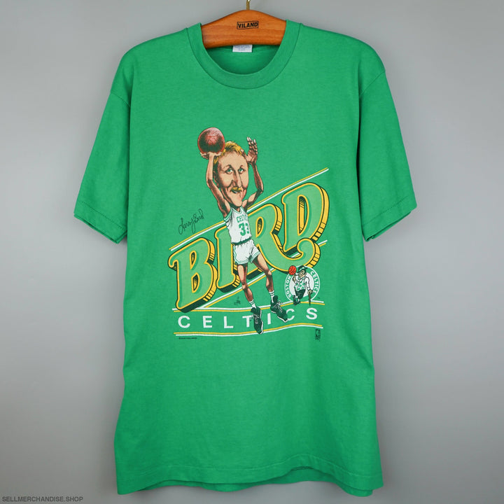 Vintage Larry Bird t shirt 90s Single Stitch