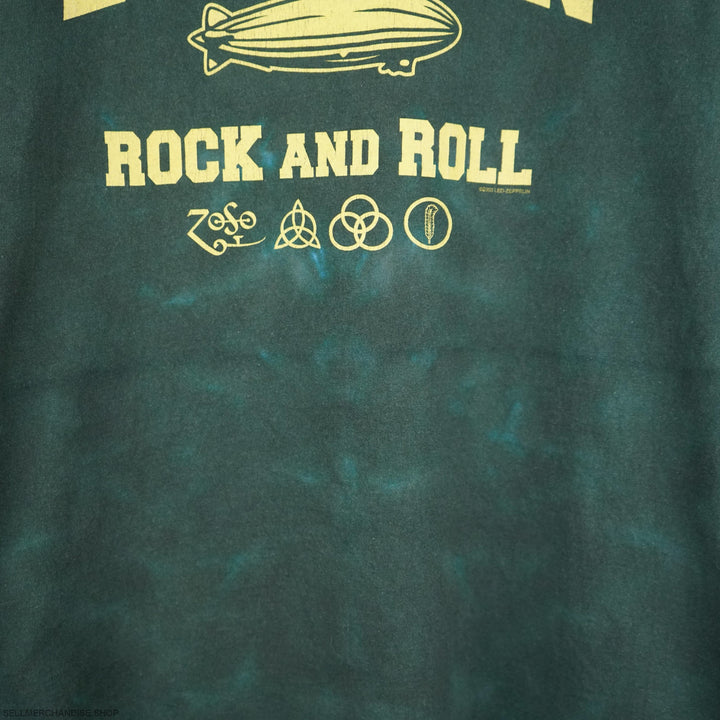 Vintage Led Zeppelin t shirt 2003 Single Stitch Tie Dye