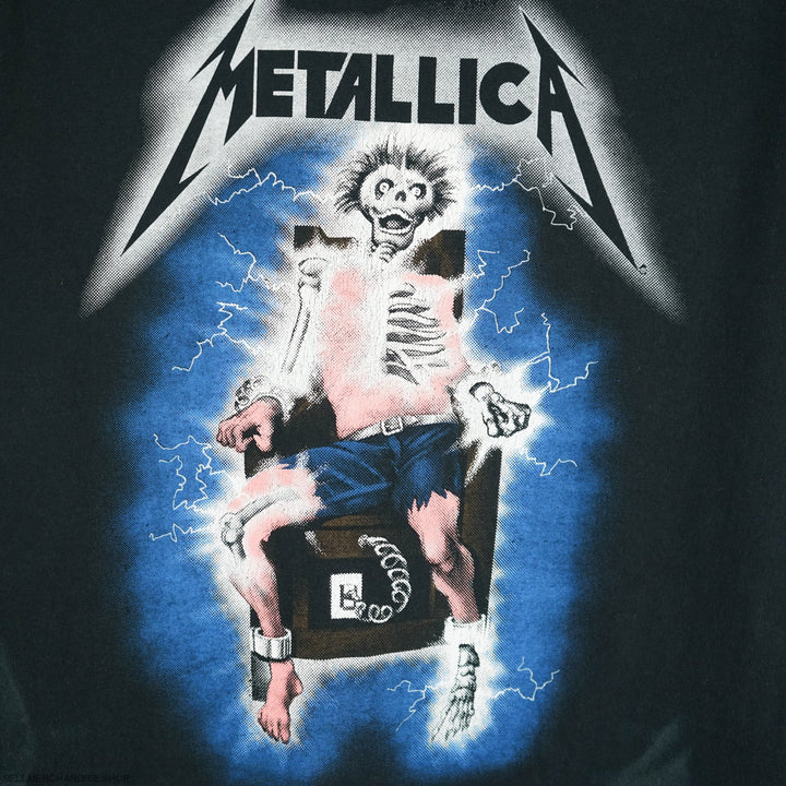 vintage Metallica t shirt 2007 Ride The Lightning 