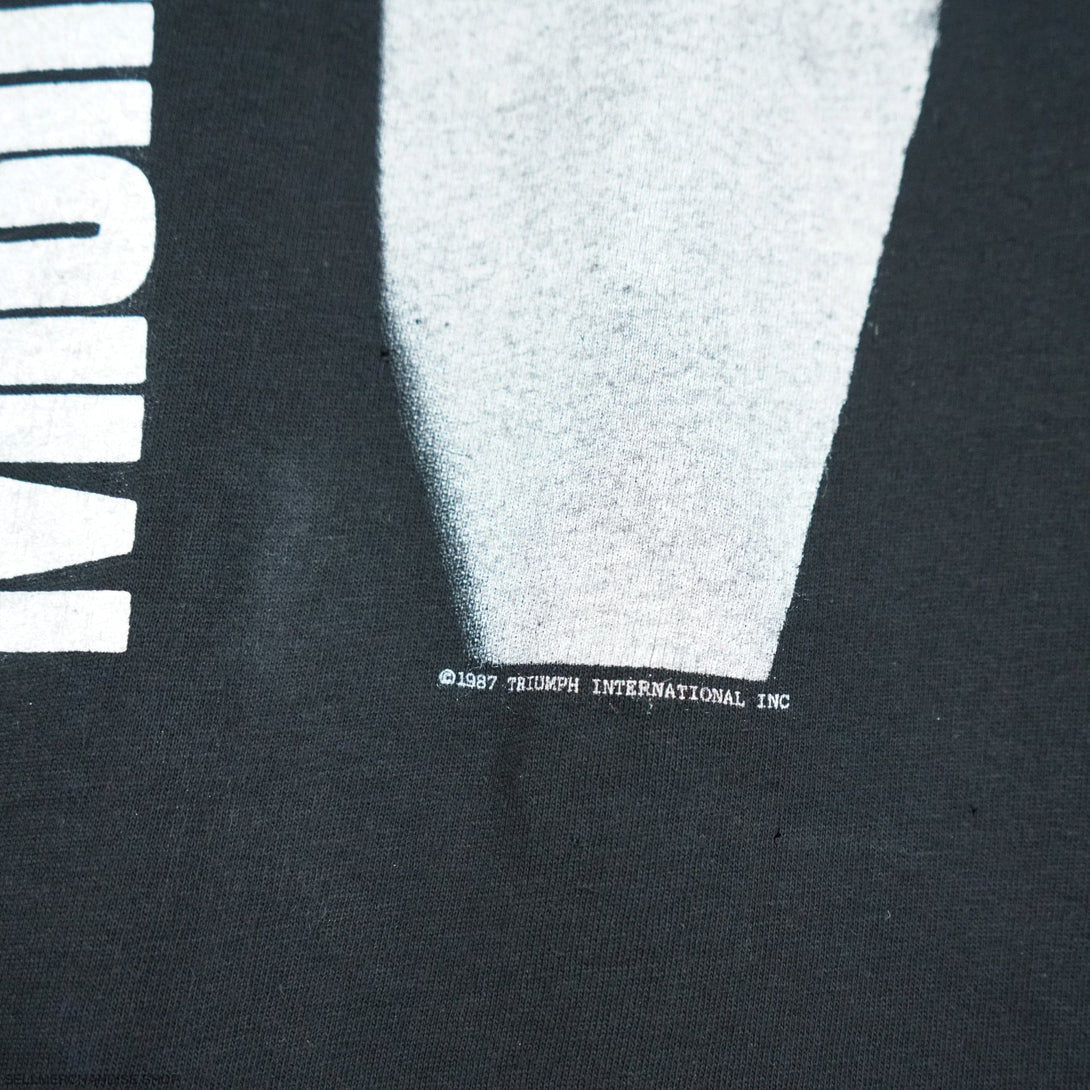 Michael Jackson t shirt 1987 thrashed