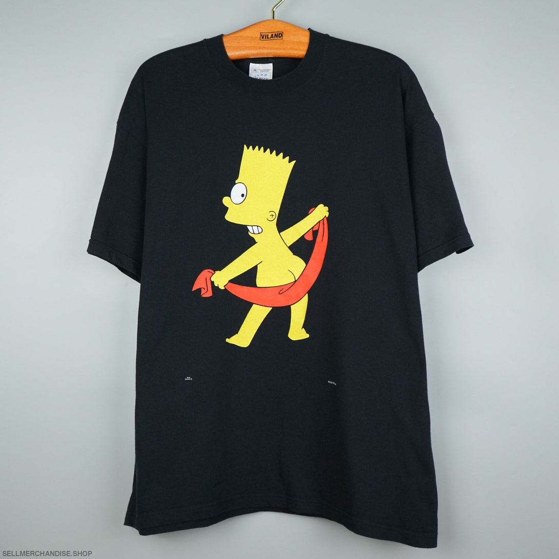 Naked Bart Simpson t shirt 1990s