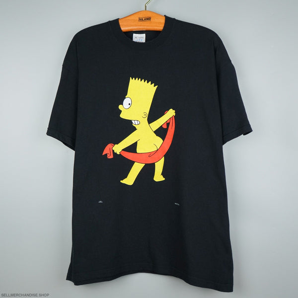 Naked Bart Simpson t shirt 1990s