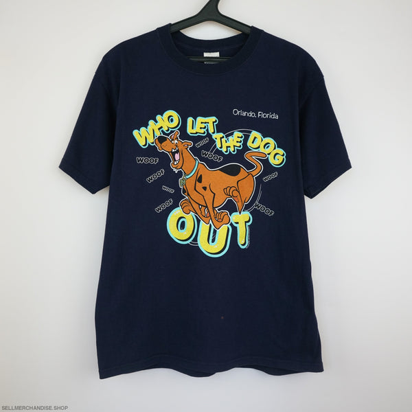 Vintage Scooby Doo t shirt 1999 2000 Who Let the Dog Out