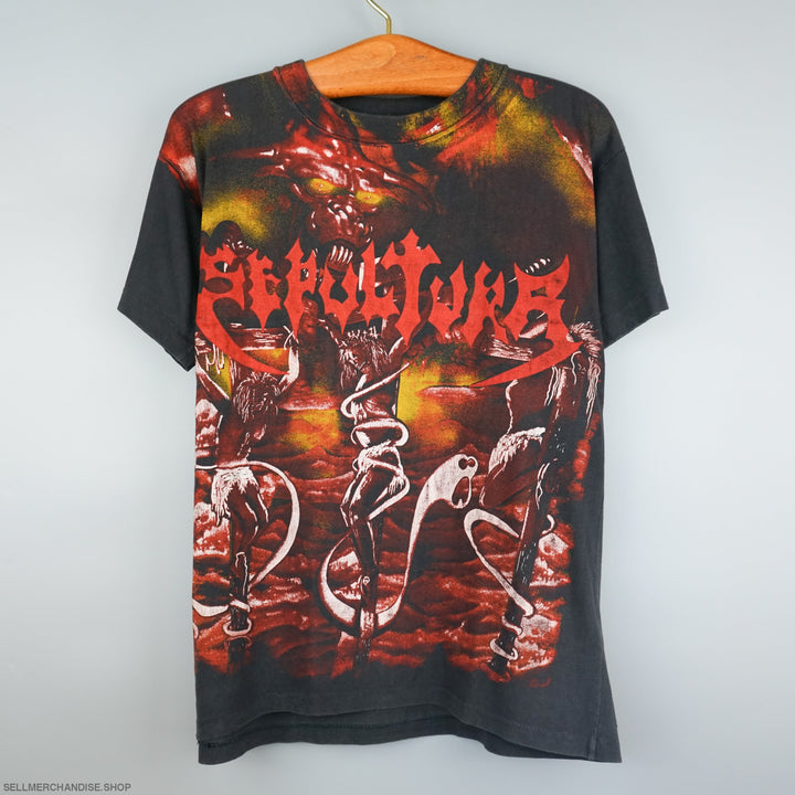 Vintage Sepultura t shirt 1986