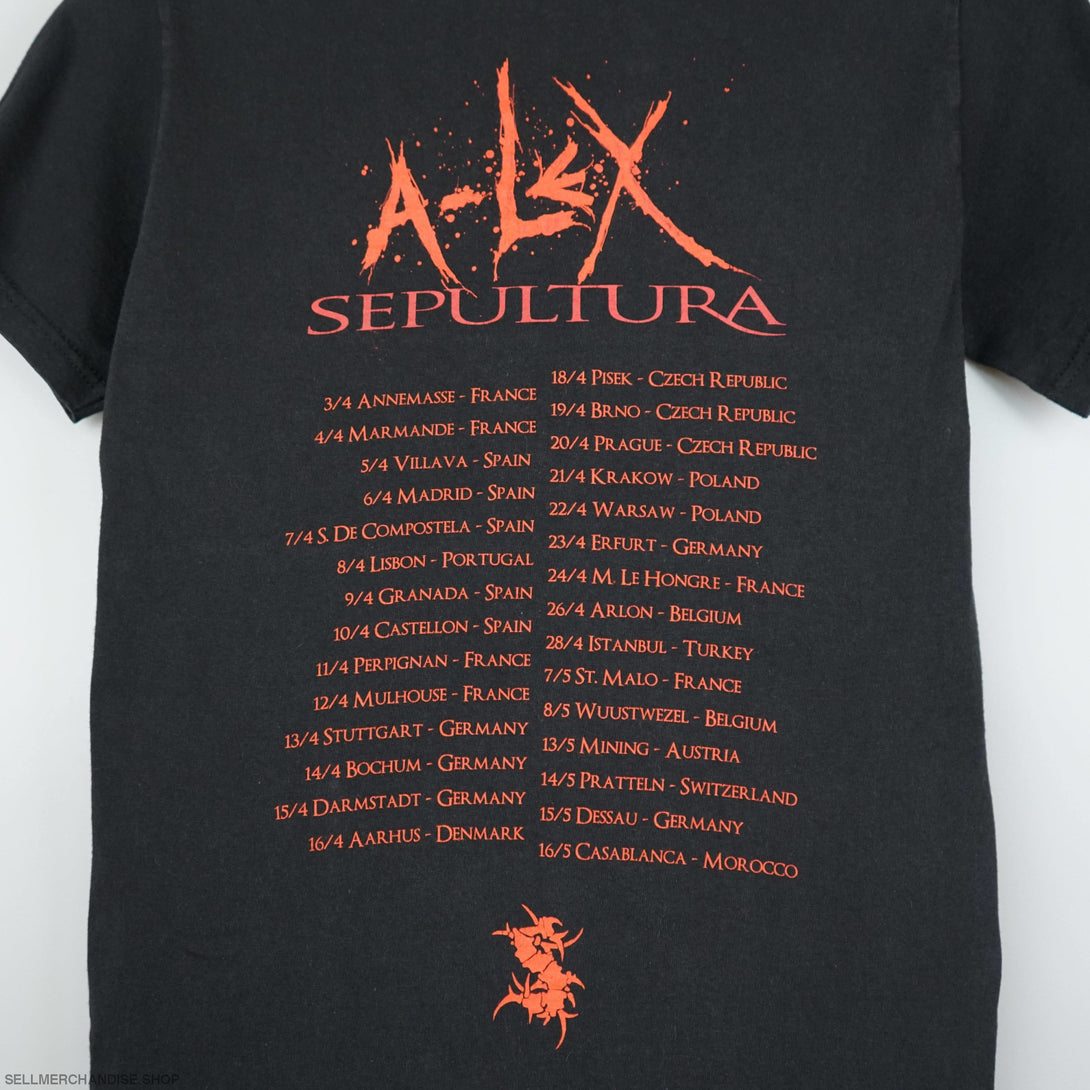 vintage Sepultura t shirt 2009